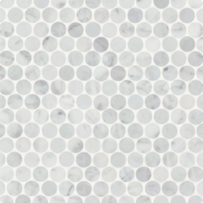 White Carrara Mosaic 8 - marble tile